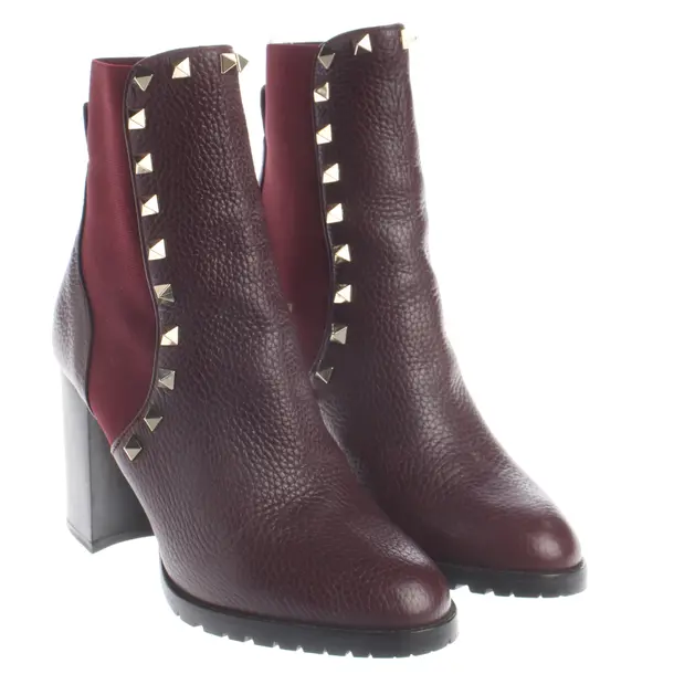 Stiefeletten, in Bordeaux, Valentino