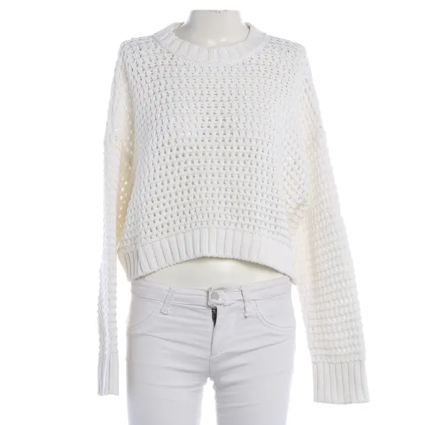 Pullover, in Weiß, Baumwolle, Juvia