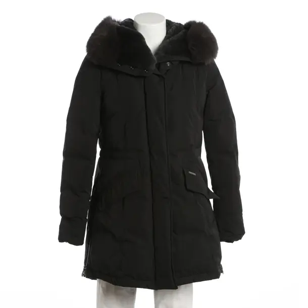 Wintermantel, in Schwarz, Polyester, Woolrich