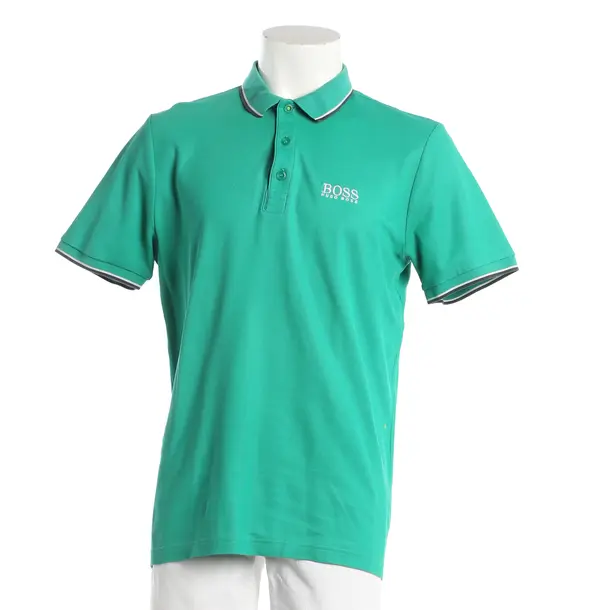 Poloshirt, in Grün, Baumwolle, Hugo Boss Green