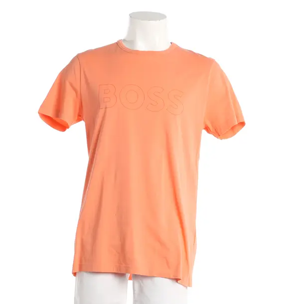 T-Shirt, in Orange, Baumwolle, Hugo Boss Green