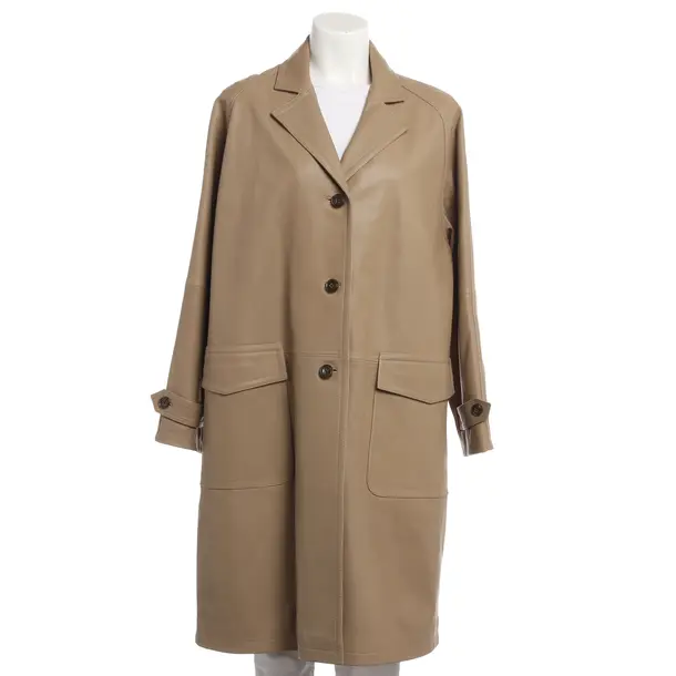 Cappotto in pelle, in Beige, Pelle, Dorothee Schumacher
