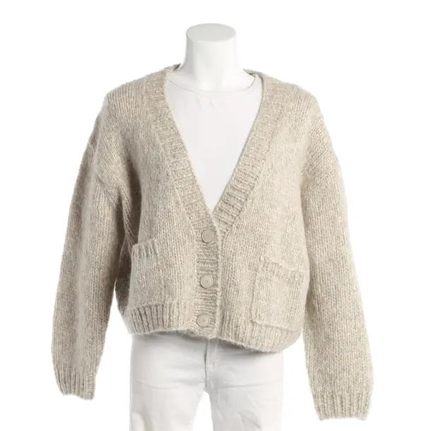 Strickjacke, in Beige, Wolle, Herzensangelegenheit