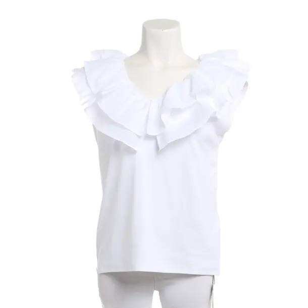 Shirt, in White, Cotton, Marc Cain