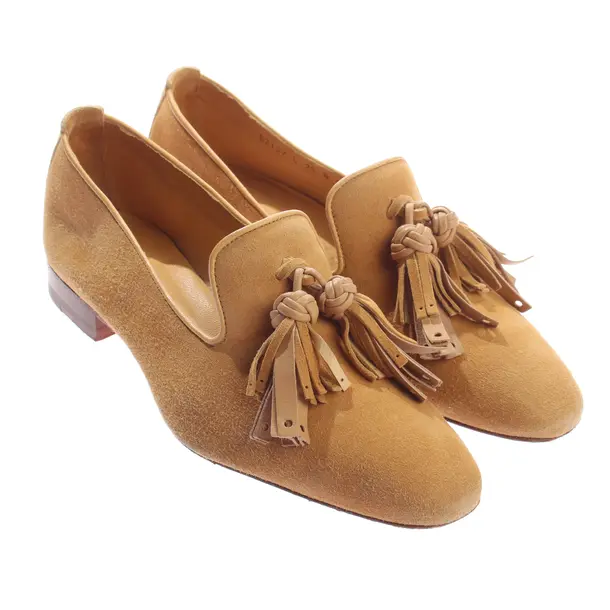 Loafers, in Hellbraun, Santoni