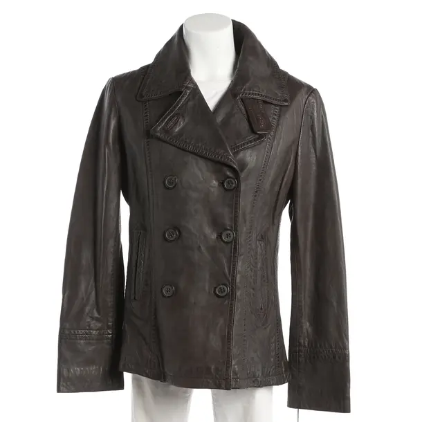 LeatherJacket, in Dark Brown, Leather, Marc O'Polo