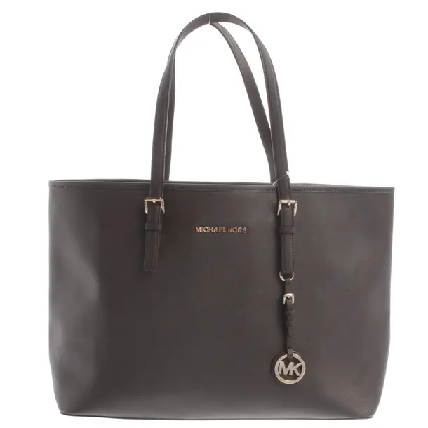 Shopper, in Dunkelbraun, Leder, Michael Kors