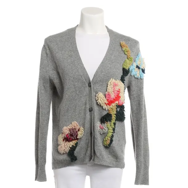 Cardigan, in Light Gray, Cashmere, Allude