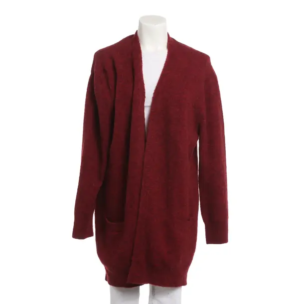 Cardigan, in Red, Polyamide, Closed