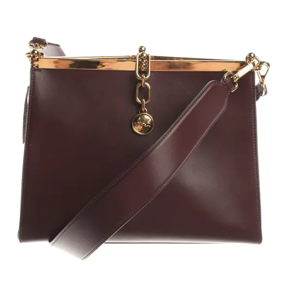 Schultertasche, in Bordeaux, Leder, Etro