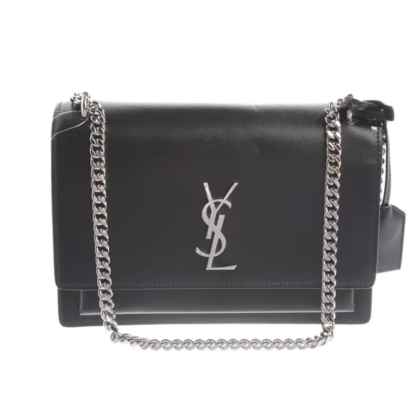 Schultertasche, in Schwarz, Leder, Saint Laurent