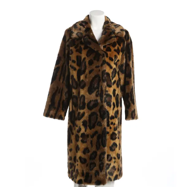 Mid-Season Coat, in Light Brown, Polyester, Stand Studio