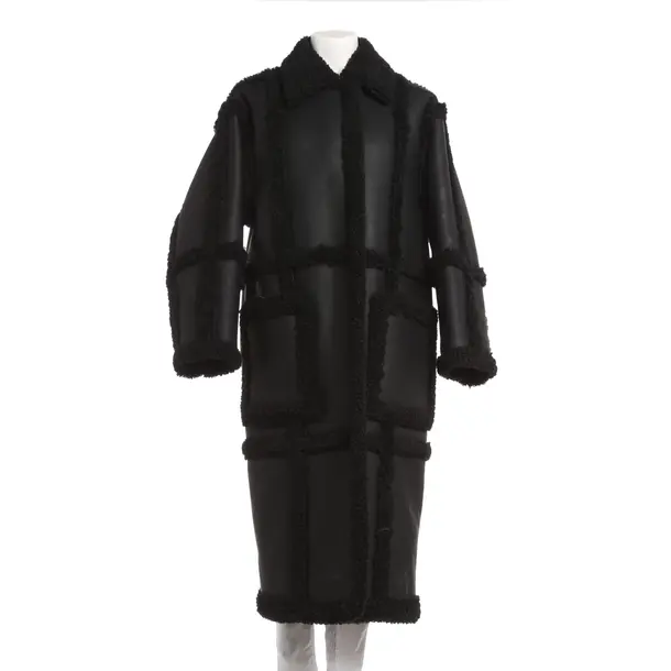 Winter Coat, in Black, Polyurethane, Stand Studio