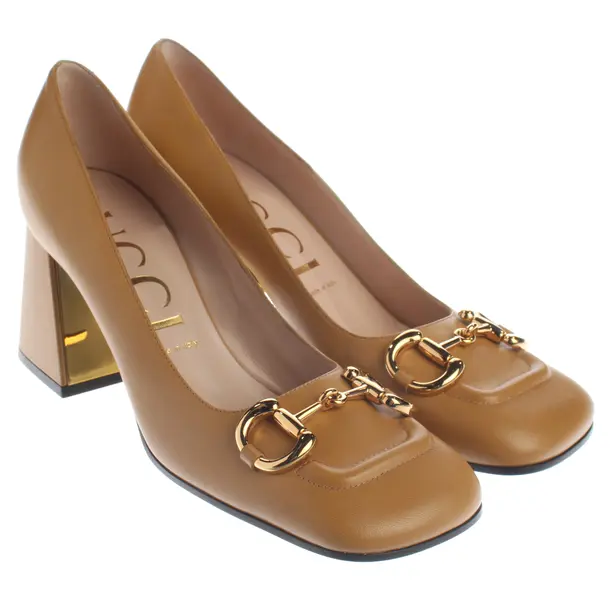 Pumps, in Hellbraun, Gucci