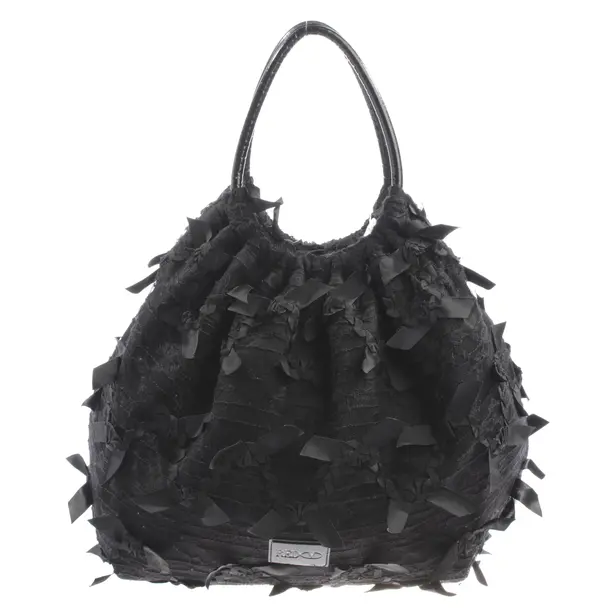 Handbag, in Black, Polyester, Red Valentino