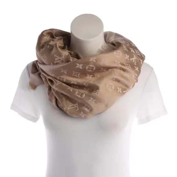 Sciarpa, in Marrone chiaro, Lana, Louis Vuitton