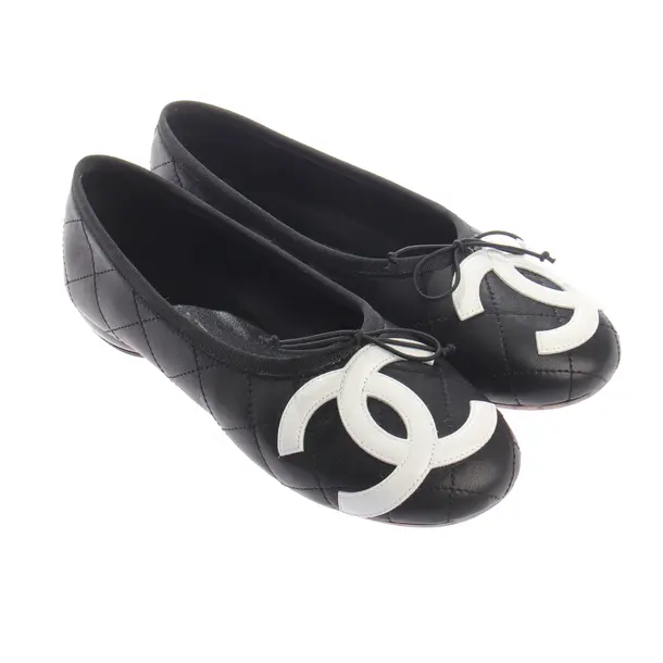 Ballerinas, in Schwarz, Chanel