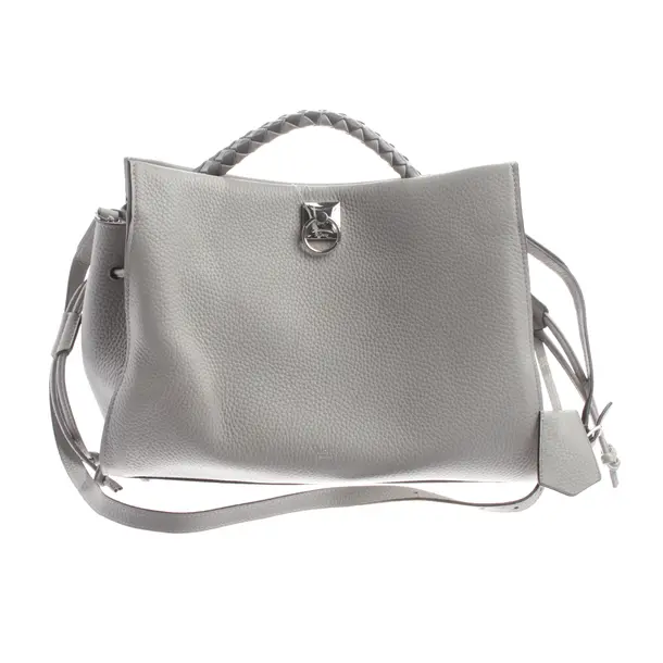 Handtasche, in Grau, Leder, Mulberry