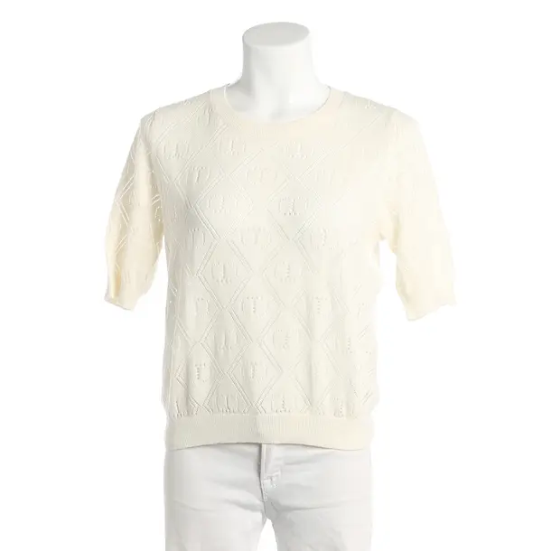 Shirt, in Cream, Cotton, Twin Set