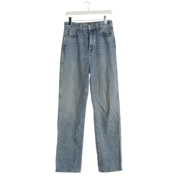 Jeans Straight Fit, in Hellblau, Baumwolle, Khaite