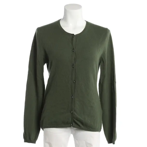 Cardigan, in Verde scuro, Cachemire, Alludere