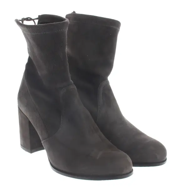 Ankle Boots, in Light Gray, Stuart Weitzman