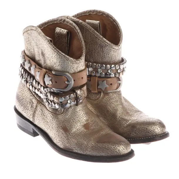 Stiefeletten, in Gold, Ash