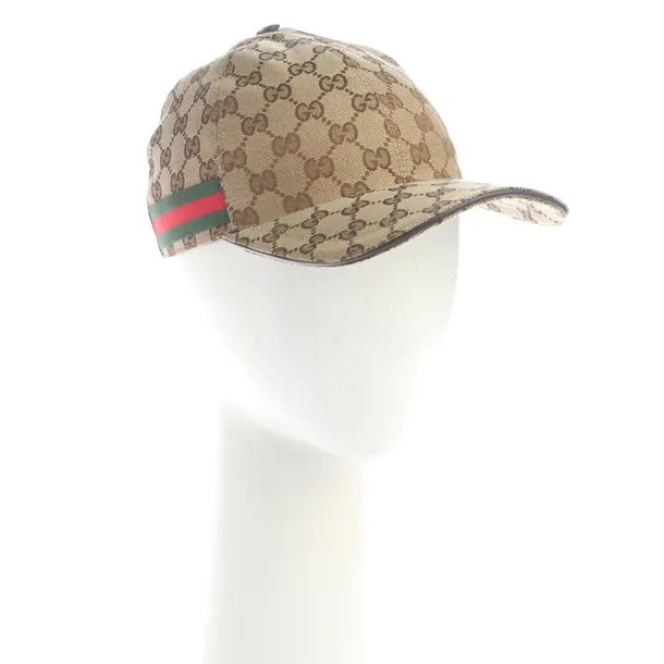 Cap, in Hellbraun, Baumwolle, Gucci