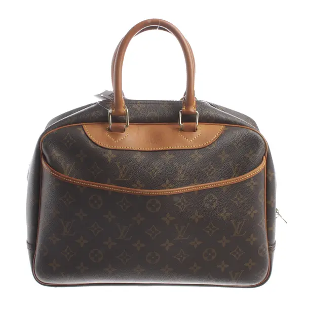 Handbag, in Dark Brown, Canvas, Louis Vuitton