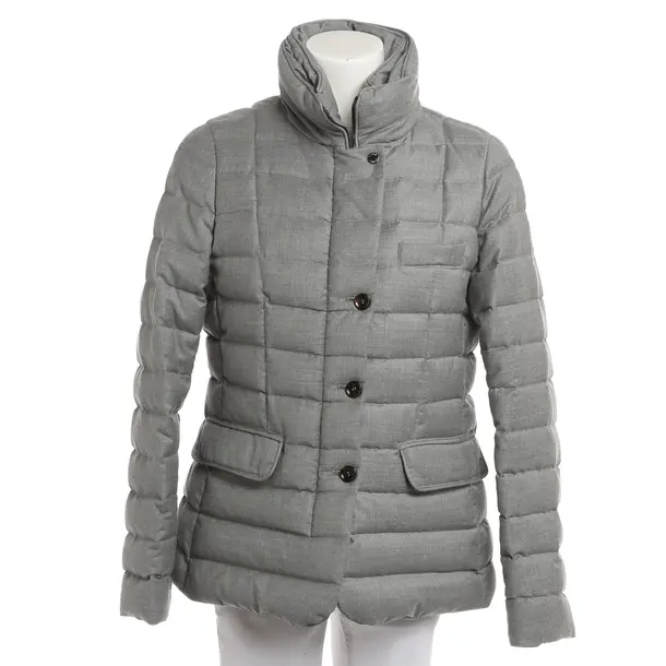 Übergangsjacke, in Hellgrau, Wolle, MooRER