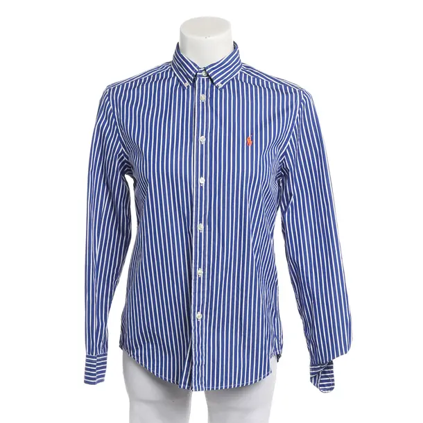 Blouse, in Blue, Cotton, Polo Ralph Lauren