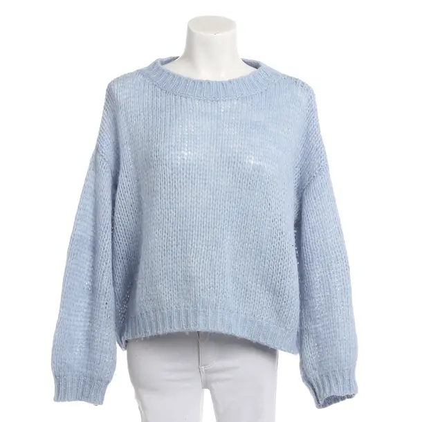 Pullover, in Hellblau, Polyimid, Roberto Collina