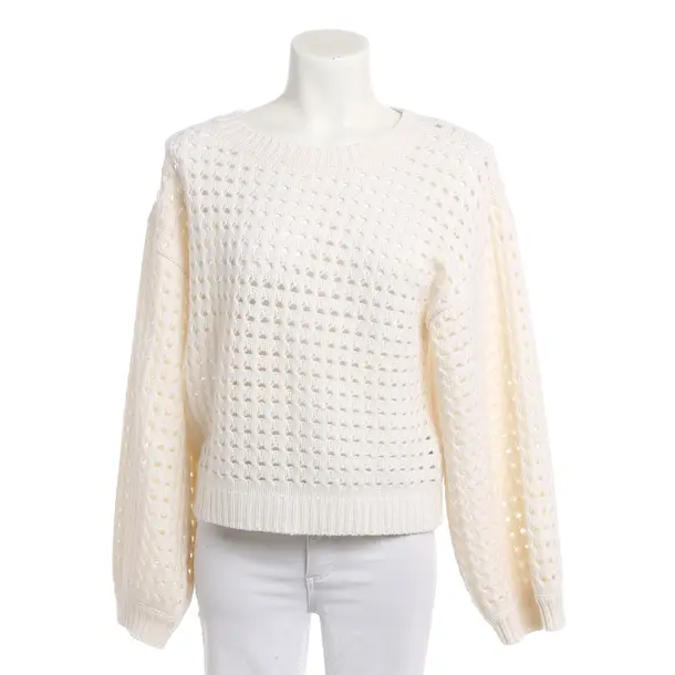 Pullover, in Cream, Wolle, Allude