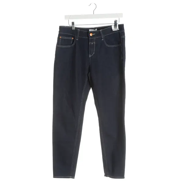 Straight Fit Jeans, in Navy, Cotton, Closed