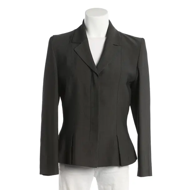 Blazer, in Dunkelgrau, Wolle, Karl Lagerfeld