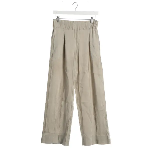 Pantaloni, in Beige, Lino, Giorgio Armani