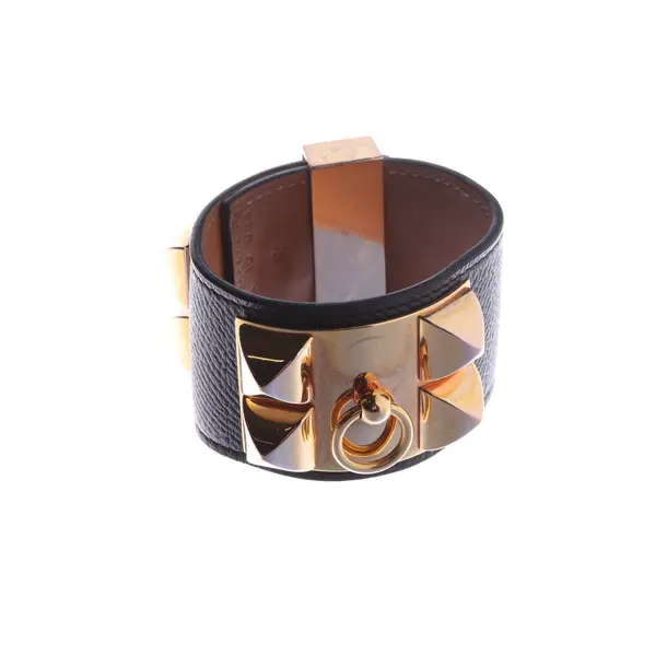 Armband, in Schwarz, Leder, Hermès