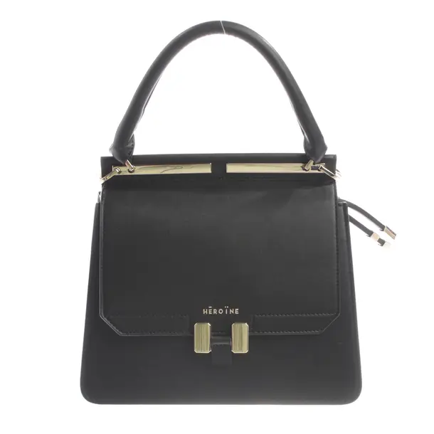 Handtasche, in Schwarz, Leder, Maison Hēroïne