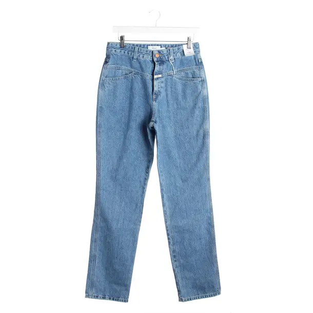 Jeans Straight Fit in Blau, Baumwolle, Closed