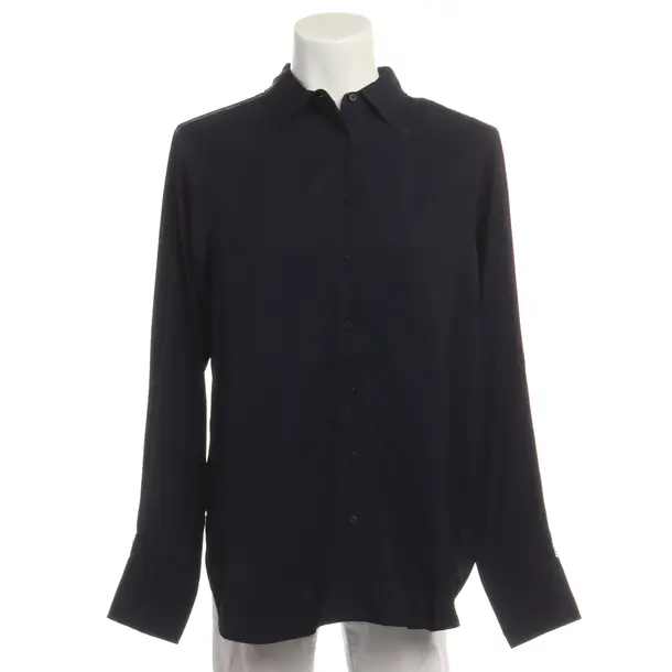 Bluse in Blau, Viskose, Closed