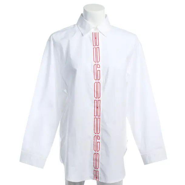 Bluse in Weiß, Baumwolle, Hugo Boss Red Label