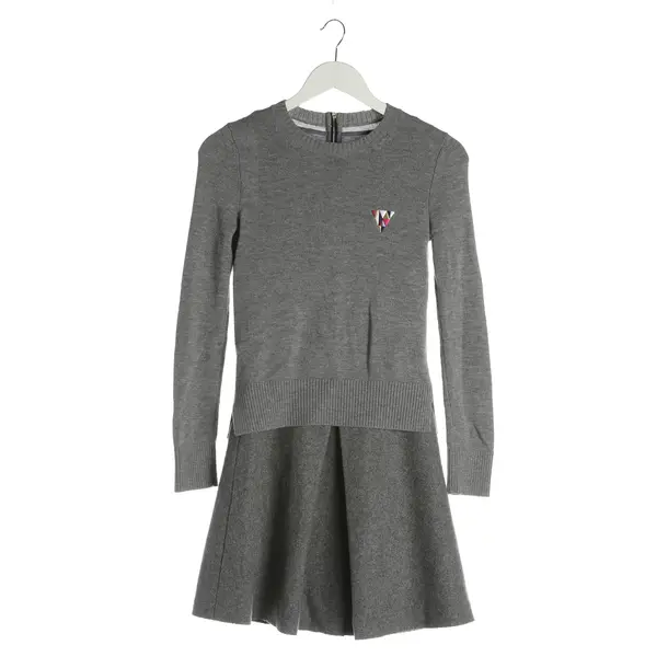 Dress, in Gray, Wool, Victoria Beckham