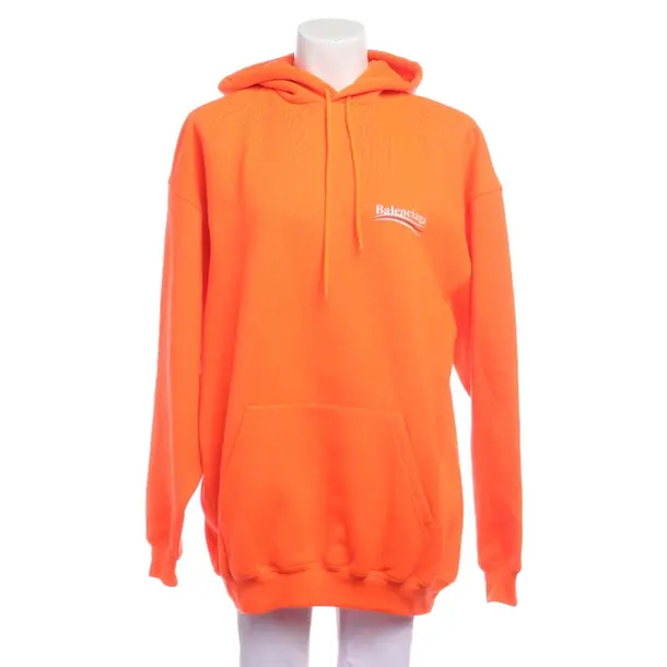 Hoodie, in Neon Orange, Polyester, Balenciaga