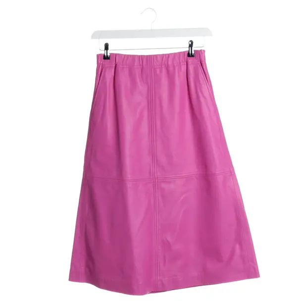 Skirt in Pink, Leather, Munthe