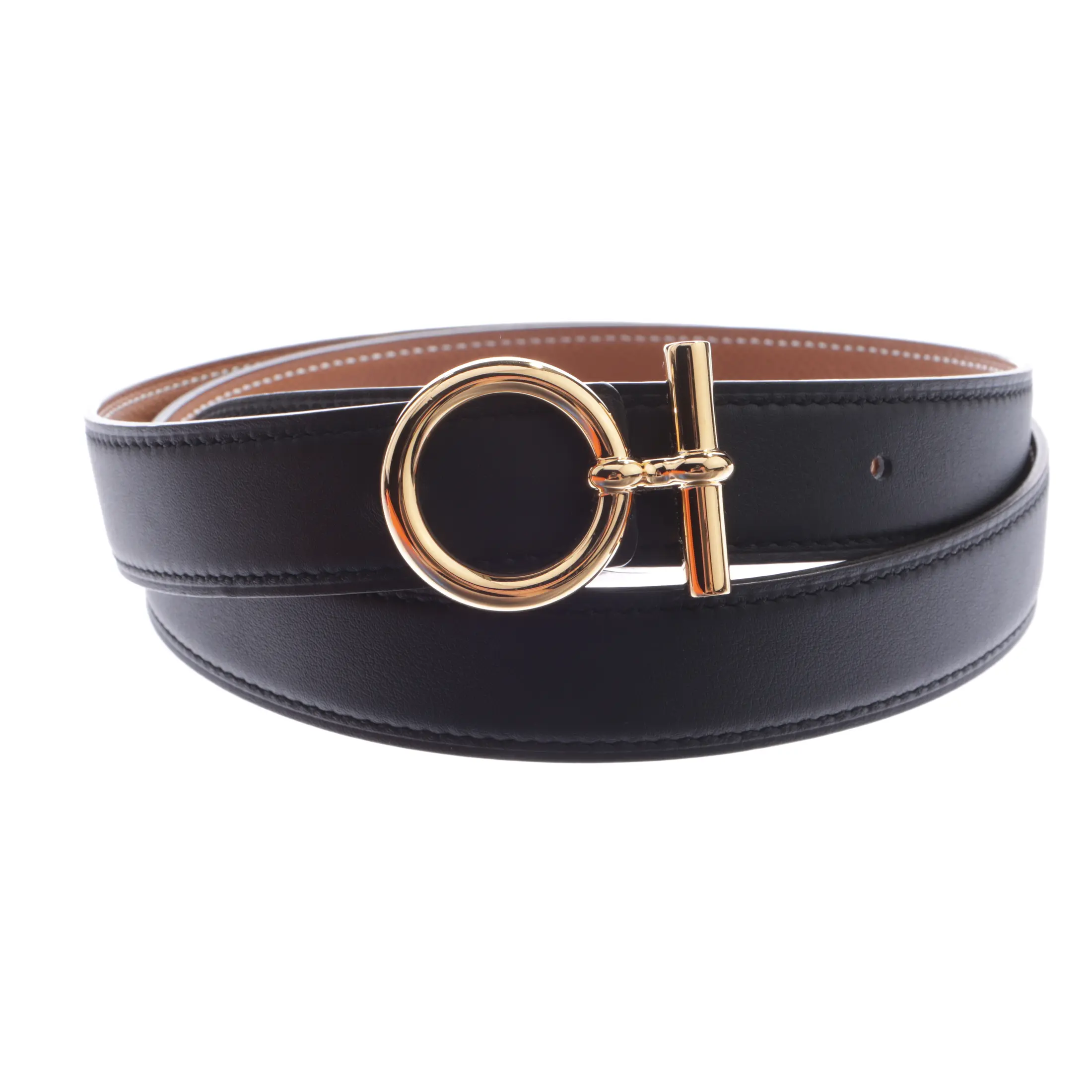 Hermès Belt Size 85 cm in Black