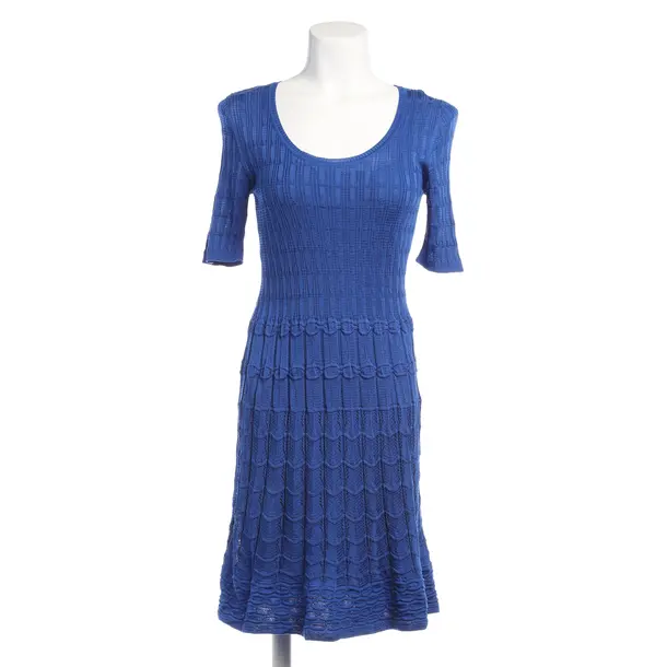 Kleid in Blau, Baumwolle, Missoni M