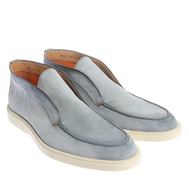 Boots, in Light Blue, Santoni