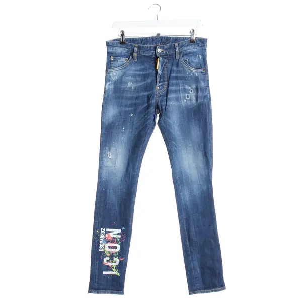 Jeans Slim Fit in Blau, Baumwolle, Dsquared