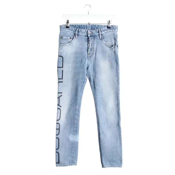 Jeans Straight Fit in Blau, Baumwolle, Dsquared