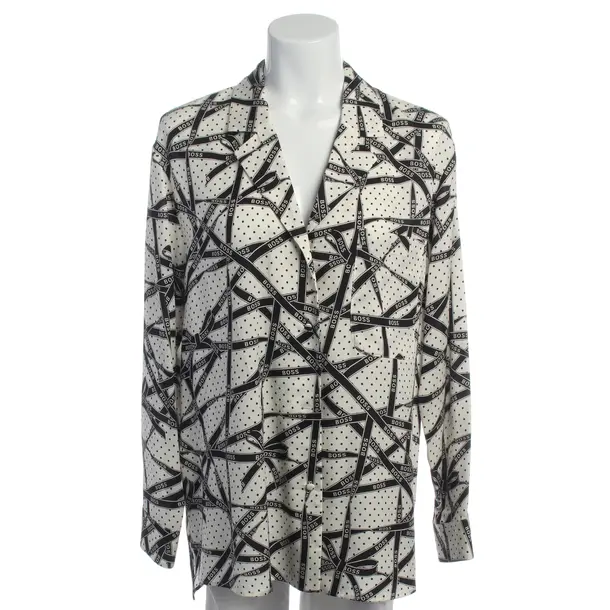 Blouse in White, Lyocell, Hugo Boss Black Label